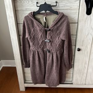 Free People sweater coat. Size Small